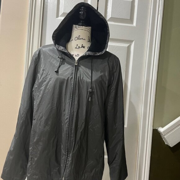 UD UTEX DESIGN RAIN HOOD COAT JACKET ZIP UP SIZE LARGE MEN WINTER JACKET COZZY - Picture 2 of 16